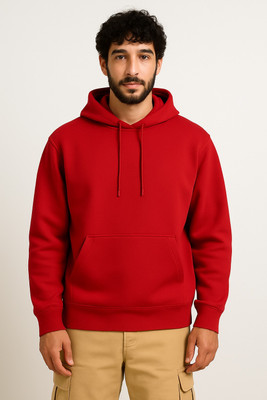 Zylute Fashion Full Sleeve Solid Men Sweatshirt