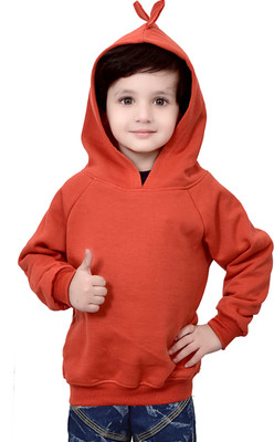 High Street Clothing co Full Sleeve Solid Boys & Girls Sweatshirt