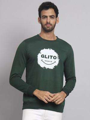 GLITO Full Sleeve Printed Men Sweatshirt