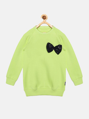 KiddoPanti Full Sleeve Printed Girls Sweatshirt