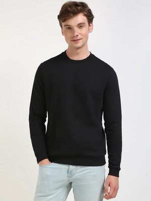 Calvin Klein Jeans Full Sleeve Solid Men Sweatshirt