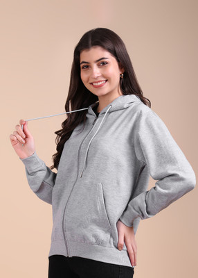 Adyavastram Full Sleeve Solid Women Sweatshirt