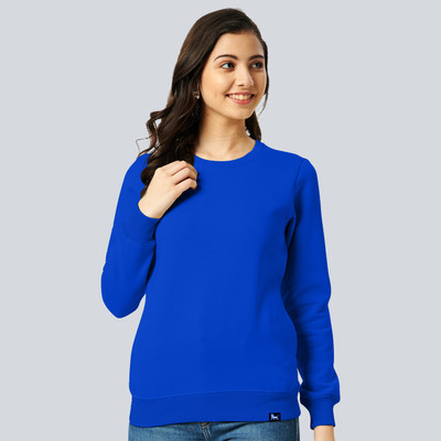 HouseOfCommon Full Sleeve Solid Women Sweatshirt
