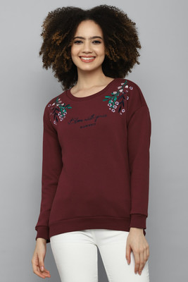 Allen Solly Full Sleeve Graphic Print Women Sweatshirt