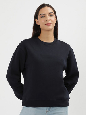 Bokaro Full Sleeve Solid Women Sweatshirt