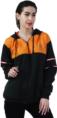 Chanda Khuba Full Sleeve Color Block Women Sweatshirt