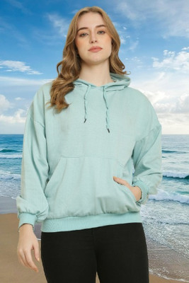 GLAMY COUTURE Full Sleeve Solid Women Sweatshirt