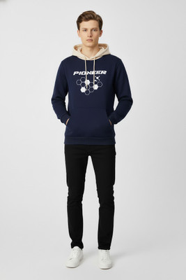 RIDHUDEE Full Sleeve Self Design Men Sweatshirt