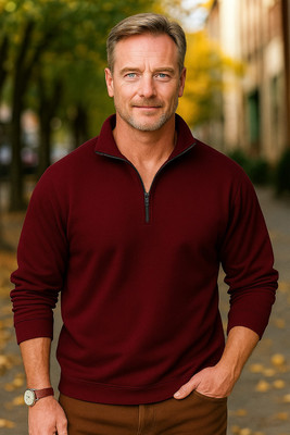 Kintu Parantu Full Sleeve Solid Men Sweatshirt