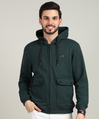 Ellipse Full Sleeve Solid Men Sweatshirt