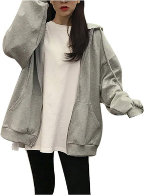 Artivri Full Sleeve Solid Women Sweatshirt