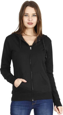 Rhenowear Full Sleeve Solid Women Sweatshirt