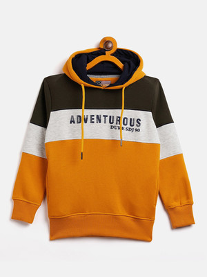 DUKE Full Sleeve Color Block Boys Sweatshirt
