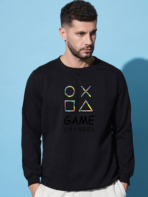 Else & What Full Sleeve Printed Men Sweatshirt