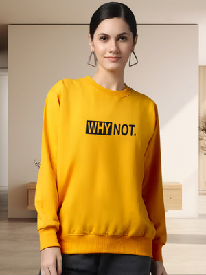 METRONAUT Full Sleeve Printed Women Sweatshirt