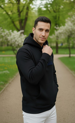 STARFOX Full Sleeve Printed, Self Design Men Sweatshirt