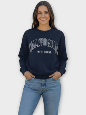 Stylezone Full Sleeve Printed Women Sweatshirt