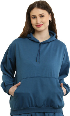 elegance redefined Full Sleeve Solid Women Sweatshirt