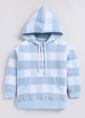 CUTOPIES Full Sleeve Checkered Girls Sweatshirt