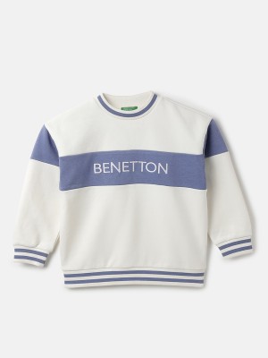 United Colors of Benetton Full Sleeve Striped Boys Sweatshirt