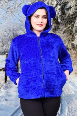 AKSHA CREATION Full Sleeve Self Design Women Sweatshirt