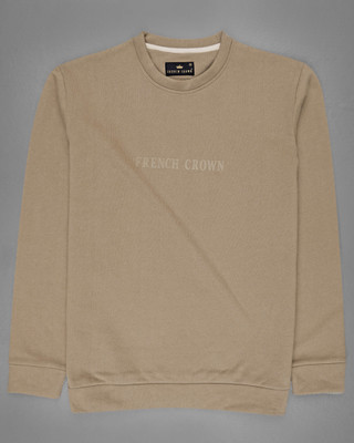 french crown Full Sleeve Printed Men Sweatshirt