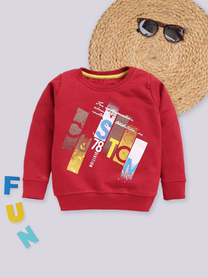 ETEENZ Full Sleeve Graphic Print Boys Sweatshirt