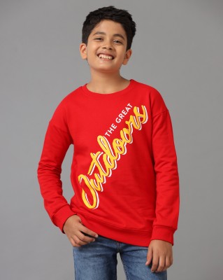 Under Fourteen Only Full Sleeve Printed Boys Sweatshirt