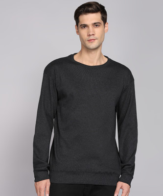 GYRFALCON Full Sleeve Solid Men Sweatshirt