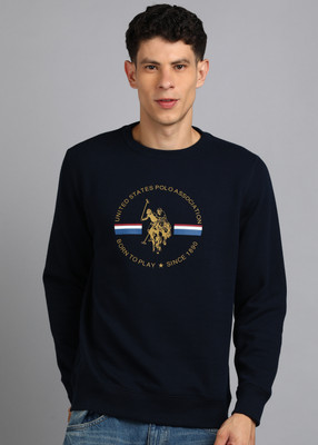 U.S. POLO ASSN. Full Sleeve Printed Men Sweatshirt