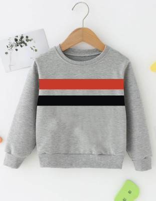 psv fashion Full Sleeve Striped Baby Boys & Baby Girls Sweatshirt