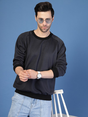 RIGO Full Sleeve Self Design Men Sweatshirt