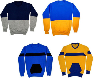 AE Trends Full Sleeve Solid Boys Sweatshirt