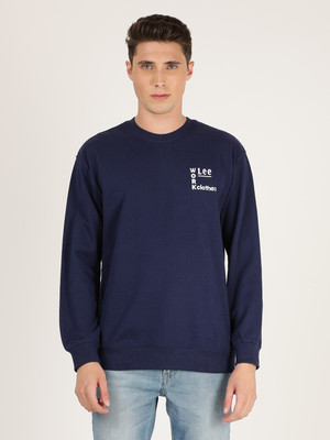 LEE Full Sleeve Printed Men Sweatshirt