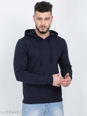 Datalact Full Sleeve Solid Men Sweatshirt