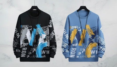 cnw Full Sleeve Printed Men Sweatshirt