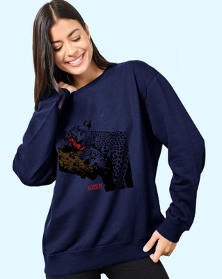 ENITOR Full Sleeve Printed Women Sweatshirt
