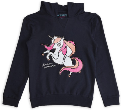 Pantaloons Junior Full Sleeve Printed Girls Sweatshirt