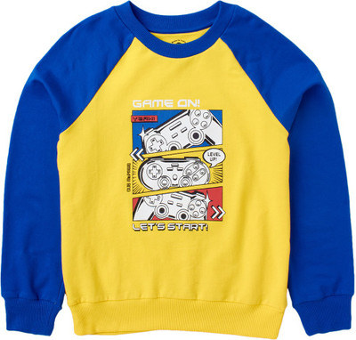 Cub McPaws Full Sleeve Graphic Print Boys Sweatshirt