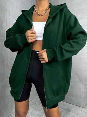 Artivri Full Sleeve Solid Women Sweatshirt