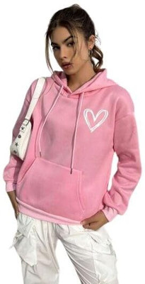 LLL FASHION Full Sleeve Solid, Graphic Print Women Sweatshirt