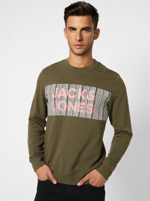 JACK & JONES Full Sleeve Printed Men Sweatshirt