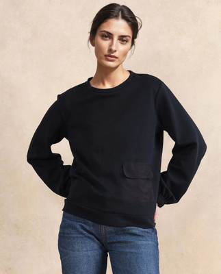 RAREISM Full Sleeve Solid Women Sweatshirt