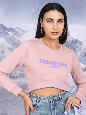 Tokyo Talkies Full Sleeve Printed Women Sweatshirt