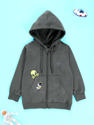 KiddoPanti Full Sleeve Applique Boys Sweatshirt