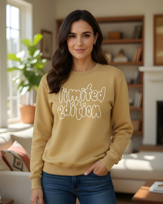 flyind Full Sleeve Printed Women Sweatshirt