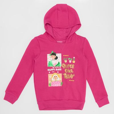 Pantaloons Junior Full Sleeve Solid Girls Sweatshirt