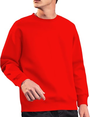 TeeWink Full Sleeve Solid Men Sweatshirt