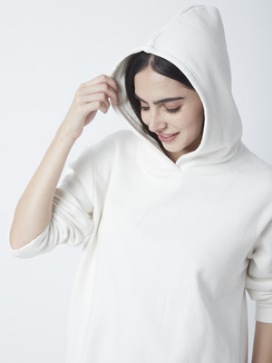 R&B Full Sleeve Solid Women Sweatshirt
