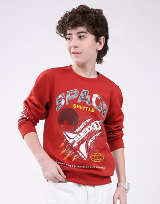 MONTE CARLO Full Sleeve Printed Boys Sweatshirt